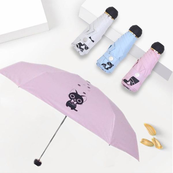 umbrellas mini kitten print umbrella uv protection folding parasol strong wind resistant sun rain portable pocket travel
umbrellas mini kitten print umbrella uv protection folding parasol strong wind resistant sun rain portable pocket travel