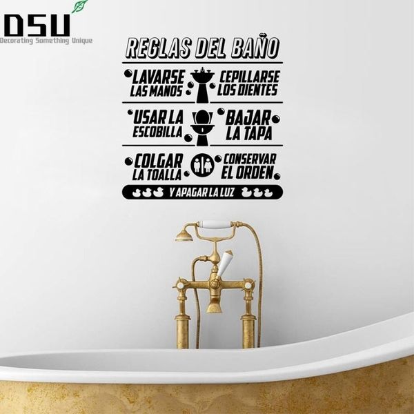 spanish bathroom rules quotes wall sticker children art design decals mural home wallpaper wallpapers
spanish bathroom rules quotes wall sticker children art design decals mural home wallpaper wallpapers