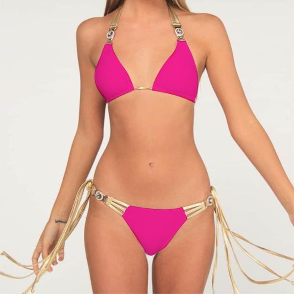women's swimwear fashion golden tassel halterneck padded bra straps bikinis set crystal diamond swimsuit summer beach solid swimming su, White;black
women's swimwear fashion golden tassel halterneck padded bra straps bikinis set crystal diamond swimsuit summer beach solid swimming su, White;black