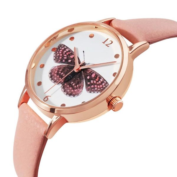 wristwatches leather women dress watches wristwatch fashion butterfly ladies bracelet female round clock quartz watch 3d priting, Slivery;brown
wristwatches leather women dress watches wristwatch fashion butterfly ladies bracelet female round clock quartz watch 3d priting, Slivery;brown