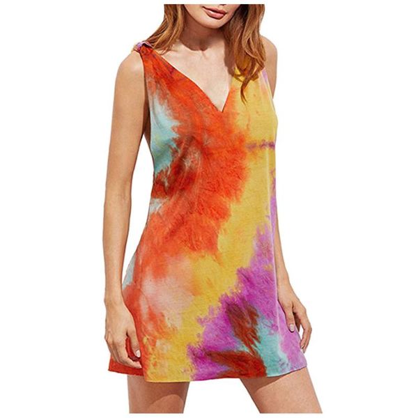 casual dresses tie dye v-neck summer dress mini women 2021 woman sleeveless vestidos de mujer para verano, Black;gray
casual dresses tie dye v-neck summer dress mini women 2021 woman sleeveless vestidos de mujer para verano, Black;gray