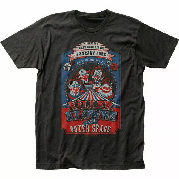 Killer Klowns Big Top Poster T Shirt Mens Licensed Pop Culture Movie Tee Black, White;black
Killer Klowns Big Top Poster T Shirt Mens Licensed Pop Culture Movie Tee Black, White;black