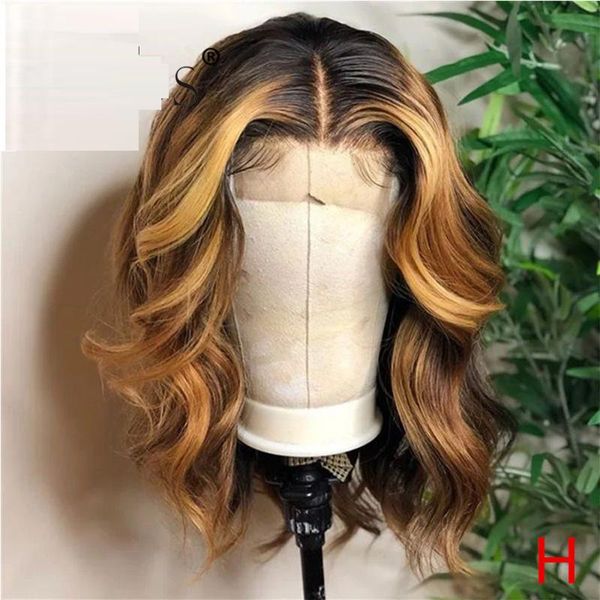 synthetic wigs #27 ombre highlight short body wave 13*4 lace front cosplay wig high temperature fiber african american hair, Black
synthetic wigs #27 ombre highlight short body wave 13*4 lace front cosplay wig high temperature fiber african american hair, Black