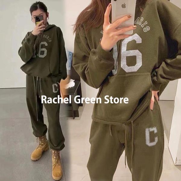 women's two piece pants luxury fashion 21 fall clothes logoed letter sports leisure 2 set outfits for women cotton and hooded sweatshir, White
women's two piece pants luxury fashion 21 fall clothes logoed letter sports leisure 2 set outfits for women cotton and hooded sweatshir, White