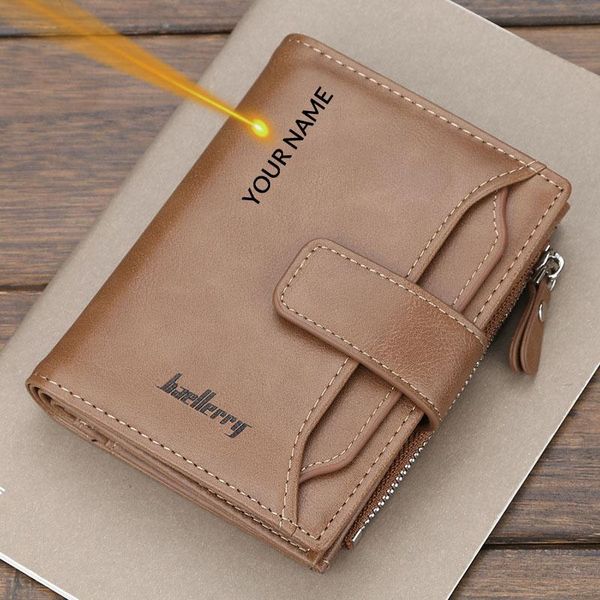 engraved name& bifold wallet men pu leather short small wallets with zipper coin pocket gift father's day, Red;black
engraved name& bifold wallet men pu leather short small wallets with zipper coin pocket gift father's day, Red;black