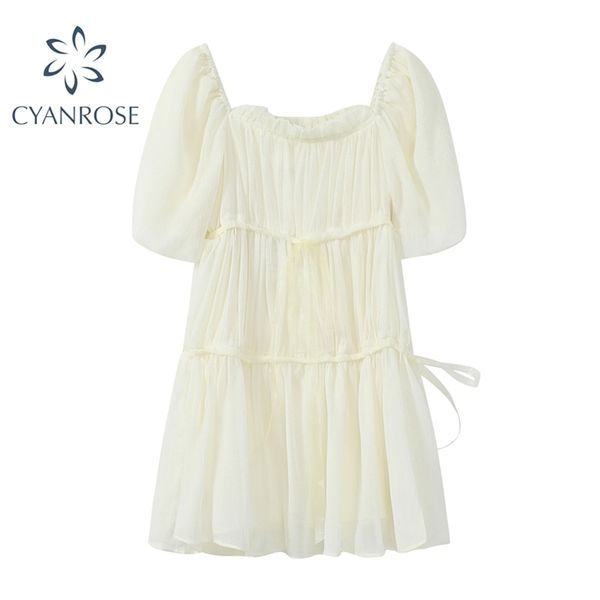 summer women princess dress square collar short puff sleeve a line mesh sweet style lovely bandage female mini 210515, Black;gray
summer women princess dress square collar short puff sleeve a line mesh sweet style lovely bandage female mini 210515, Black;gray