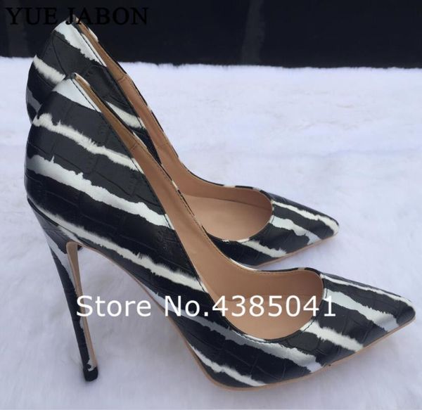 women shoes snake print slip on pump pointed toe ladies party high heels slides zapatos mujer black white line mixed dress
women shoes snake print slip on pump pointed toe ladies party high heels slides zapatos mujer black white line mixed dress