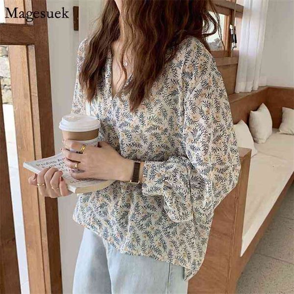 women korean clothes autumn blouses turn-down collar floral print full sleeve female chiffon shirts blusas 10523 210518, White
women korean clothes autumn blouses turn-down collar floral print full sleeve female chiffon shirts blusas 10523 210518, White