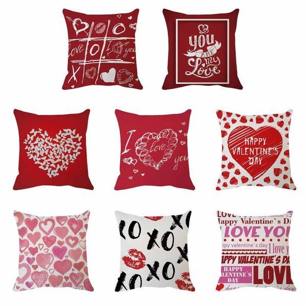 pillow case valentine's day present home decoration linen pillowcase sofa cushion cover 45x45cm room covers decorative 2021
pillow case valentine's day present home decoration linen pillowcase sofa cushion cover 45x45cm room covers decorative 2021