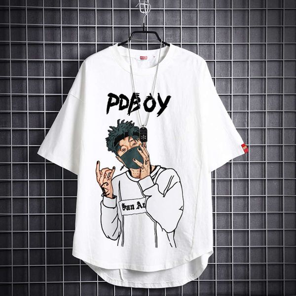 men's shirt short t-shirt men's national trend hip hop 5-sleeve korean fashion student half sleeve summer loose clothes, White;black
men's shirt short t-shirt men's national trend hip hop 5-sleeve korean fashion student half sleeve summer loose clothes, White;black