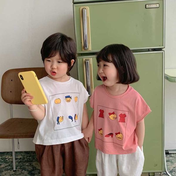 boys and girls cartoon printing short sleeve t shirts kids cotton casual loose 210615, Blue
boys and girls cartoon printing short sleeve t shirts kids cotton casual loose 210615, Blue