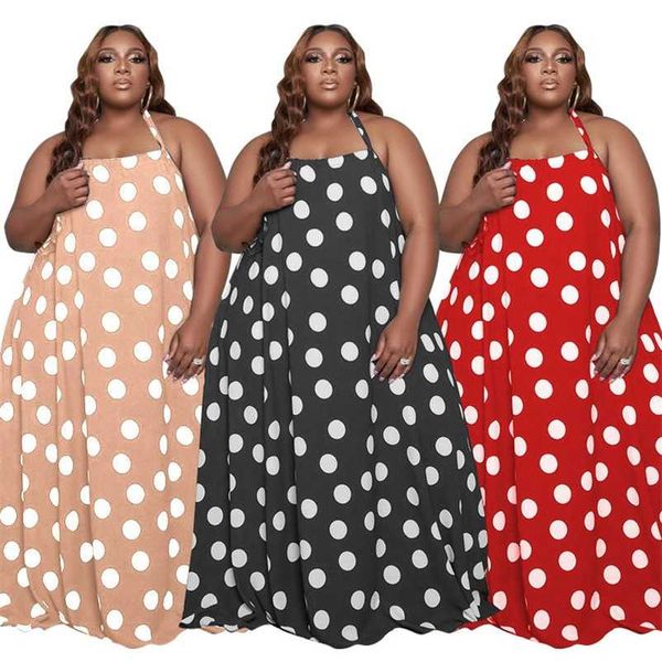 maxi dresses for women boho summer plus size sleeveless backless dot long halter wholesale drop 211102, Black
maxi dresses for women boho summer plus size sleeveless backless dot long halter wholesale drop 211102, Black