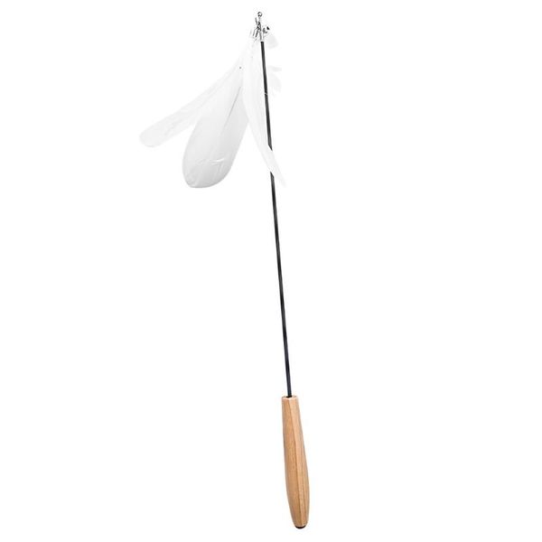 cat toys funny kitten teaser interactive toy rod with bell and feather for pet cats stick wire chaser wand
cat toys funny kitten teaser interactive toy rod with bell and feather for pet cats stick wire chaser wand