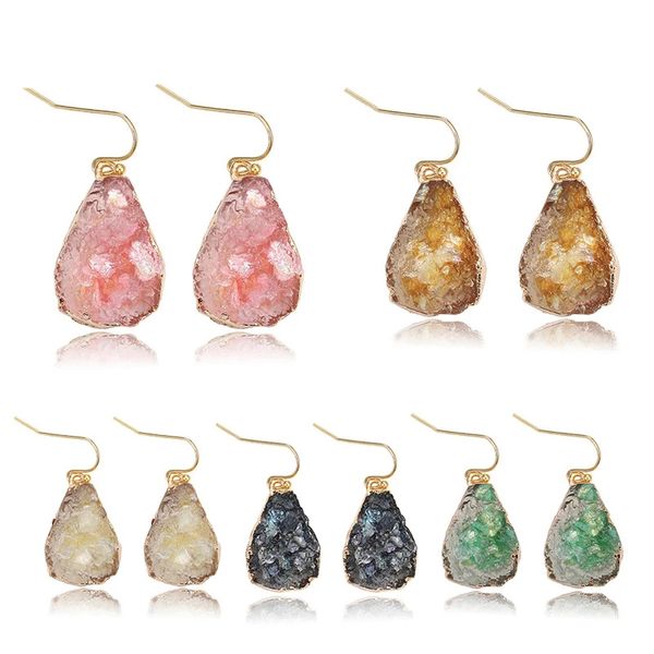 imitation natural stone resin earring fashion druzy water drop dangle earrings for women statement jewelry, Silver
imitation natural stone resin earring fashion druzy water drop dangle earrings for women statement jewelry, Silver