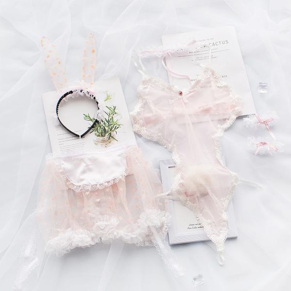 bras sets pink maid transparent exotic set kawaii girls cosplay ears tail necklace apron dress anime women lingerie, Red;black
bras sets pink maid transparent exotic set kawaii girls cosplay ears tail necklace apron dress anime women lingerie, Red;black