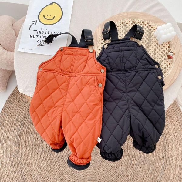 jumpsuits 2021 baby girls boys winter overalls pants cotton padded velvet thick warm clothing kids pant clothes, Blue
jumpsuits 2021 baby girls boys winter overalls pants cotton padded velvet thick warm clothing kids pant clothes, Blue