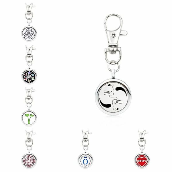 keychains tai chi cat coconut key chain diffuser locket essential oil ring 25mm with lobster clasp 5 pads fit pet collar, Silver
keychains tai chi cat coconut key chain diffuser locket essential oil ring 25mm with lobster clasp 5 pads fit pet collar, Silver