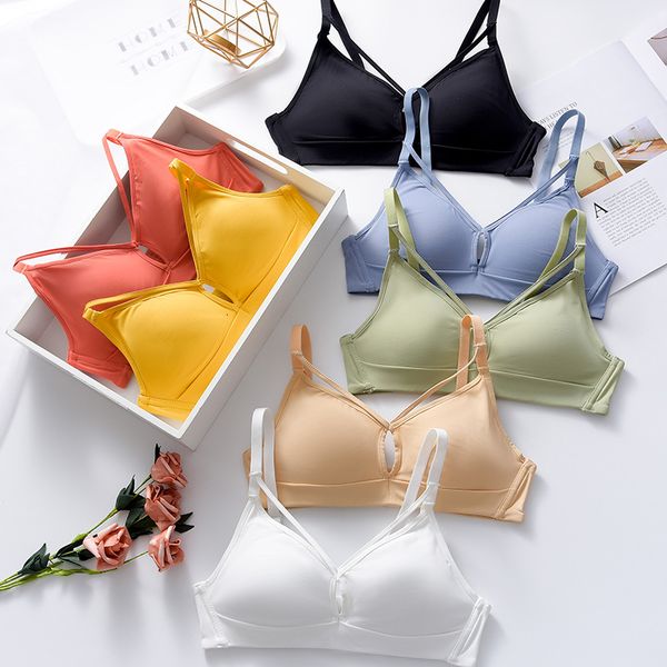 bras sets thin bra girl seamless comfortable gathered triangle cup no steel ring, Red;black
bras sets thin bra girl seamless comfortable gathered triangle cup no steel ring, Red;black
