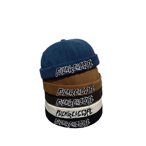 men's women's docker cap cool fashion streetwear beanies brimless hat male female sailor letter print caps adjustable beanie/skull, Blue;gray
men's women's docker cap cool fashion streetwear beanies brimless hat male female sailor letter print caps adjustable beanie/skull, Blue;gray