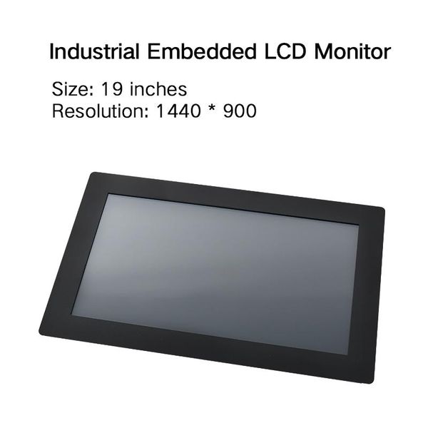 monitors 19''/inch display lcd screen monitor of tablet /vga/dvi/av not touch 1440*900 buckles mounting
monitors 19''/inch display lcd screen monitor of tablet /vga/dvi/av not touch 1440*900 buckles mounting