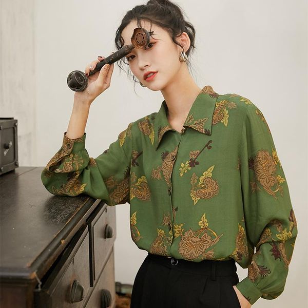 women's blouses & shirts korean long sleeve single breasted female blusas streetwear vintage japanese print women, White
women's blouses & shirts korean long sleeve single breasted female blusas streetwear vintage japanese print women, White