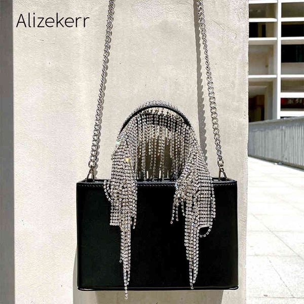 luxury rhinestone tassel handbag women 2021 korean summer diamonds square shoulder bags evening clutch black purse
luxury rhinestone tassel handbag women 2021 korean summer diamonds square shoulder bags evening clutch black purse