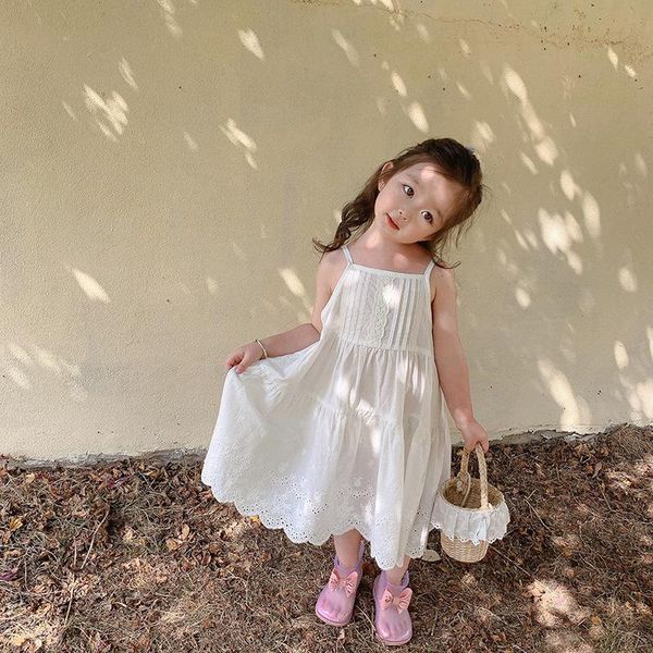 summer children clothes baby girls embroidery sling skirt plain white dress girl's dresses, Red;yellow
summer children clothes baby girls embroidery sling skirt plain white dress girl's dresses, Red;yellow