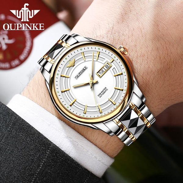 wristwatches automatic mechanical self winding watch for men classic stainless steel wrist date waterproof luminous pointer, Slivery;brown
wristwatches automatic mechanical self winding watch for men classic stainless steel wrist date waterproof luminous pointer, Slivery;brown
