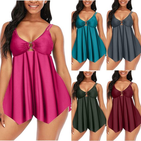 women bikini swimsuit fashion pure color push-up padded bra beach one piece swimwear beachwear bathing suits women's, White;black
women bikini swimsuit fashion pure color push-up padded bra beach one piece swimwear beachwear bathing suits women's, White;black