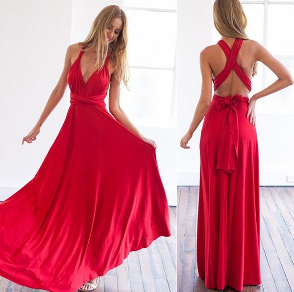 high-quality women clothing women's dresses fashion multi-wear multi-rope cross-over back bandage dress, Black
high-quality women clothing women's dresses fashion multi-wear multi-rope cross-over back bandage dress, Black
