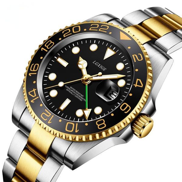 wristwatches fashion men's luxury watch automatic mechanical movement strong luminous waterproof gmt, Slivery;brown
wristwatches fashion men's luxury watch automatic mechanical movement strong luminous waterproof gmt, Slivery;brown