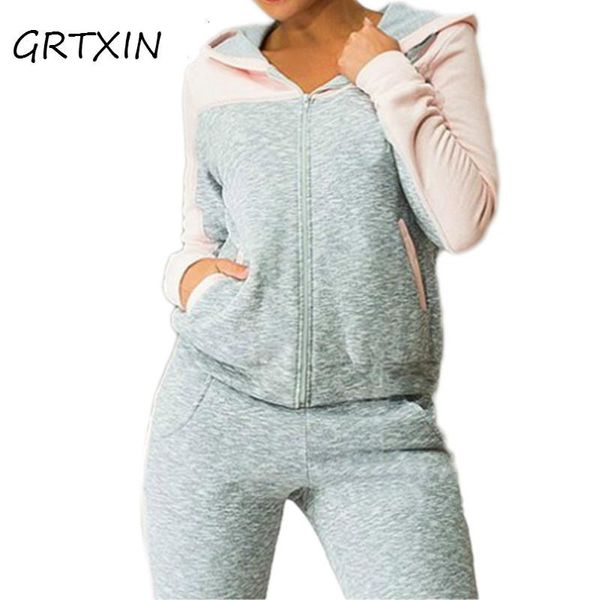 sportsuit women two piece set fashion casual sweatshirt pant suit patchwork tracksuit sweat clothing spring hoodies 3xl women's tracksu, Gray
sportsuit women two piece set fashion casual sweatshirt pant suit patchwork tracksuit sweat clothing spring hoodies 3xl women's tracksu, Gray