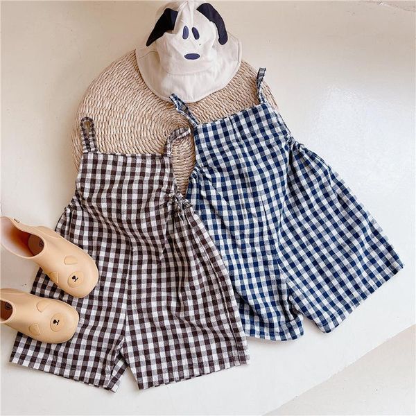 jumpsuits koodykids summer kids girls plaid children brown bodysuits 1-6 years pants, Blue
jumpsuits koodykids summer kids girls plaid children brown bodysuits 1-6 years pants, Blue