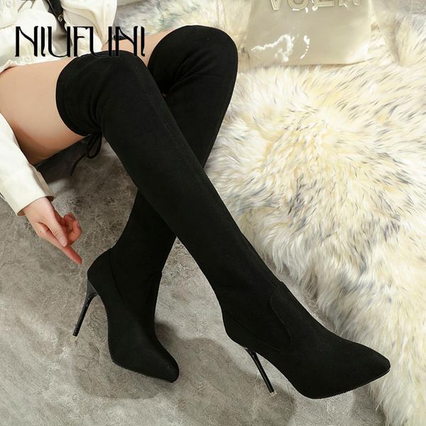 boots pointed toe black slim stretch fabric size 35-40 women's over the knee socks stiletto high heels ladies woman shoes
boots pointed toe black slim stretch fabric size 35-40 women's over the knee socks stiletto high heels ladies woman shoes