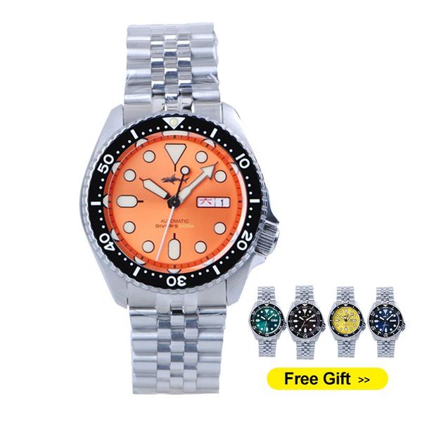 wristwatches heimdallr skx007 diving watch men sapphire ceramic bezel 200m water resistance nh36 automatic mechanical diver sharkey watches, Slivery;brown
wristwatches heimdallr skx007 diving watch men sapphire ceramic bezel 200m water resistance nh36 automatic mechanical diver sharkey watches, Slivery;brown