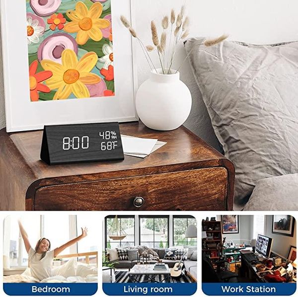 other clocks & accessories alarm clock triangular led wooden watch table voice control digital usb/ powered electronic deskdeco
other clocks & accessories alarm clock triangular led wooden watch table voice control digital usb/ powered electronic deskdeco