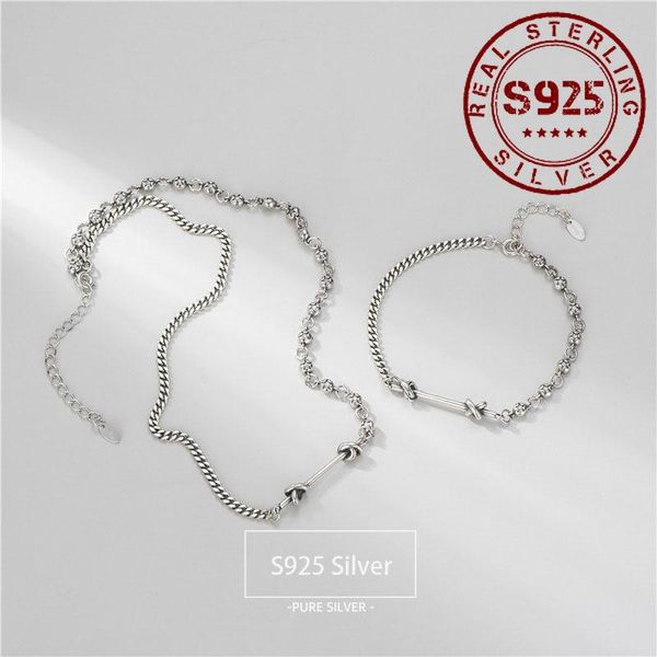 chains real 925 sterling silver necklace for women retro knot winding jewelry accessories birthday gift
chains real 925 sterling silver necklace for women retro knot winding jewelry accessories birthday gift