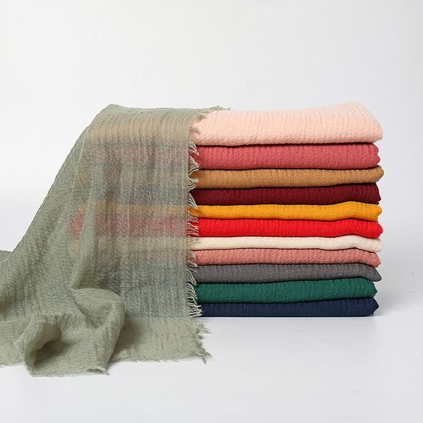 scarves wrinkled cotton scarf shawls large size tassel striped hijabs stoles pleated muslim women headband head wraps 1pc retail, Blue;gray
scarves wrinkled cotton scarf shawls large size tassel striped hijabs stoles pleated muslim women headband head wraps 1pc retail, Blue;gray