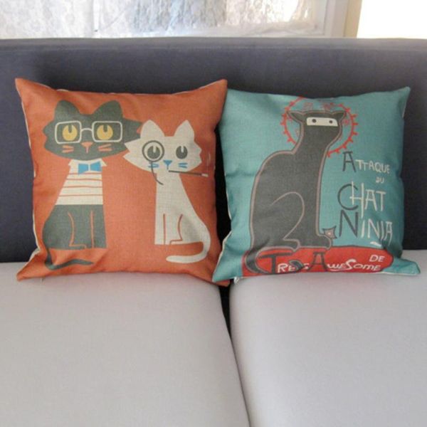 1pcs zakka cute cartoon cat illustration thicker cotton pillow cover sofa cushion home decoration 45cm*45cm cushion/decorative
1pcs zakka cute cartoon cat illustration thicker cotton pillow cover sofa cushion home decoration 45cm*45cm cushion/decorative