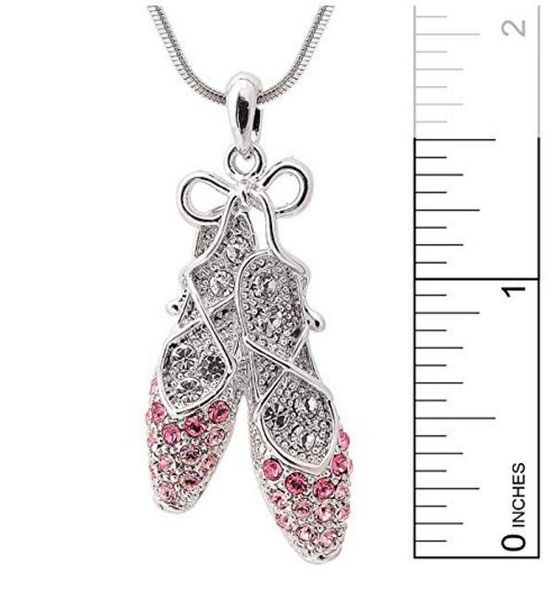 pendant necklaces silver plated pink crystal ballet slipper shoe necklace gift for girls
pendant necklaces silver plated pink crystal ballet slipper shoe necklace gift for girls