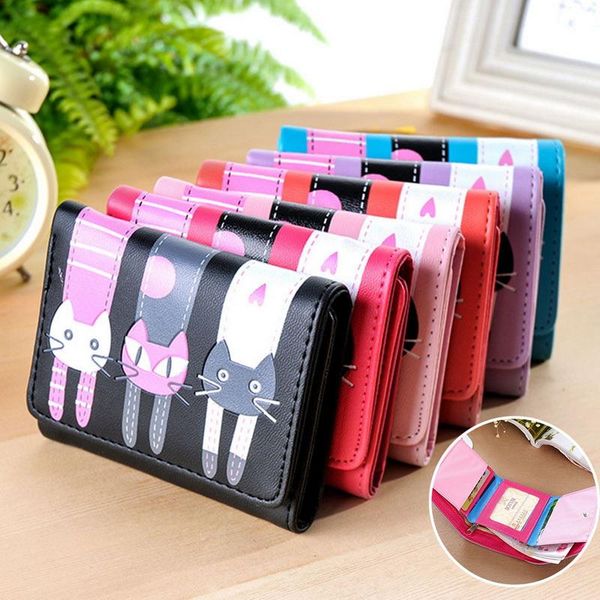 wallets coin purse carteira feminina soft pu leather cartoon cat wallet for women fashion money bag hasp cute, Red;black
wallets coin purse carteira feminina soft pu leather cartoon cat wallet for women fashion money bag hasp cute, Red;black