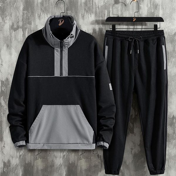 men's tracksuits men oversized hip hop sweat suits spring autumn tracksuit streetwear fashion stand collar white hoodie+pants 2 piece s, Gray
men's tracksuits men oversized hip hop sweat suits spring autumn tracksuit streetwear fashion stand collar white hoodie+pants 2 piece s, Gray