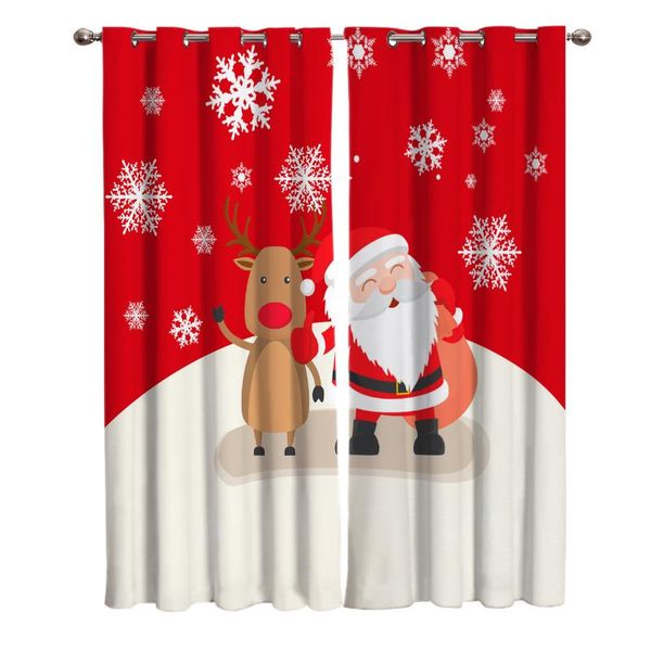 santa and elk window curtain living room decorative panel blackout curtains for the bedroom & drapes
santa and elk window curtain living room decorative panel blackout curtains for the bedroom & drapes