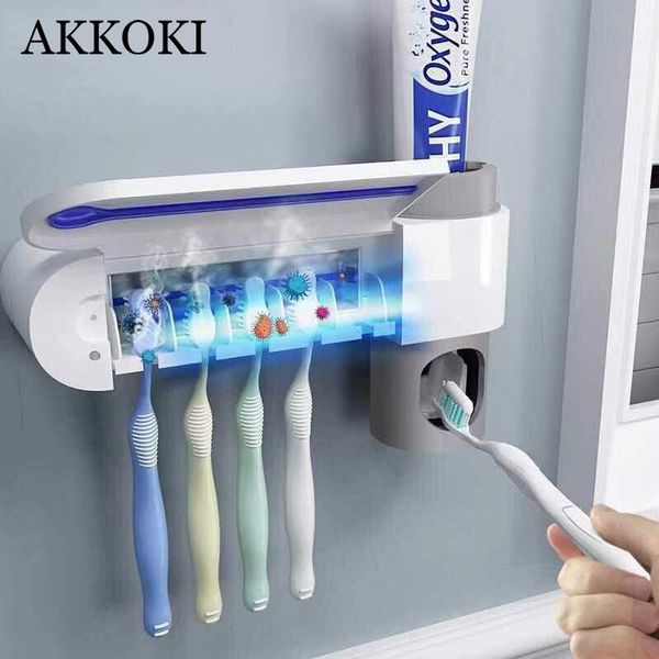 disinfection antibacteria toothbrush holder automatic toothpaste dispenser sterilizer health home bathroom accessories set holders
disinfection antibacteria toothbrush holder automatic toothpaste dispenser sterilizer health home bathroom accessories set holders