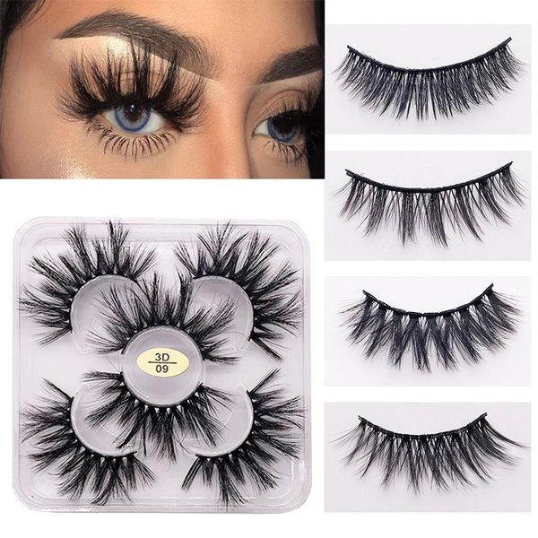 false eyelashes 3 pairs 3d faux mink wispy fluffies drama natural long soft handmade cruelty-lashes
false eyelashes 3 pairs 3d faux mink wispy fluffies drama natural long soft handmade cruelty-lashes