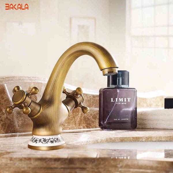 bathroom sink faucets soild brass bronze double handle control antique ceramic basin faucet crane cock mixer tap robinet 3am5
bathroom sink faucets soild brass bronze double handle control antique ceramic basin faucet crane cock mixer tap robinet 3am5