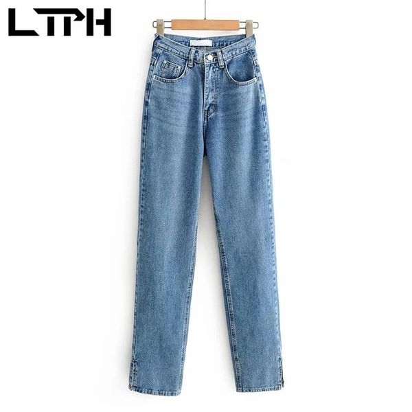 vintage streetwear casual denim trousers high waist straight washed do old side split jeans woman pants spring 210427, Blue
vintage streetwear casual denim trousers high waist straight washed do old side split jeans woman pants spring 210427, Blue
