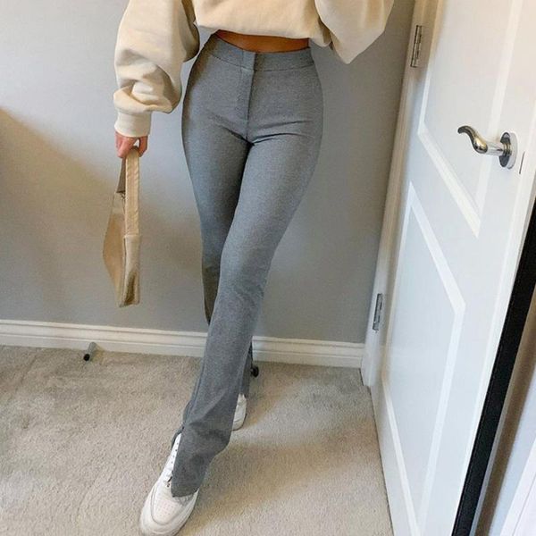 fashion stacked leggings boot-cut pants women split bocycon joggers high waist solid gray winter women's & capris, Black;white
fashion stacked leggings boot-cut pants women split bocycon joggers high waist solid gray winter women's & capris, Black;white