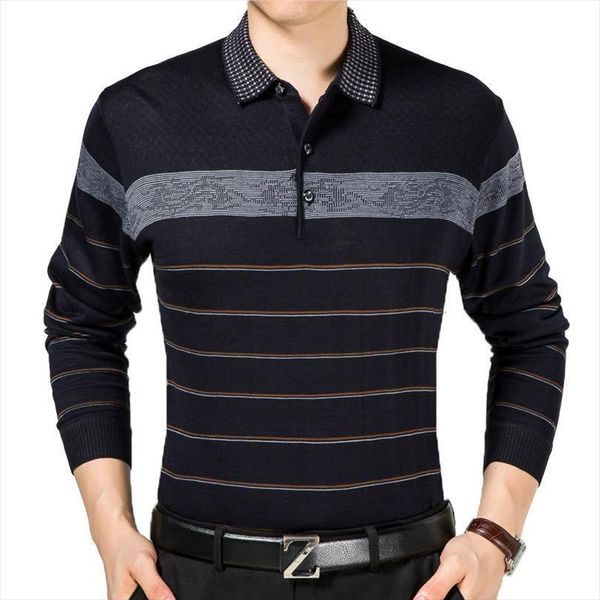 long sleeve business shirts male mens polo striped fashion brand shirt designer men tenis polos camisa social 5158, White;black
long sleeve business shirts male mens polo striped fashion brand shirt designer men tenis polos camisa social 5158, White;black