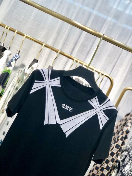 factory brand ch early spring new half lovers print ch cross sanskrit short sleeve t-shirt youth leisure crew neck, White;black
factory brand ch early spring new half lovers print ch cross sanskrit short sleeve t-shirt youth leisure crew neck, White;black